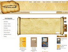 Tablet Screenshot of crisalida.com.br